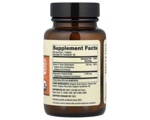 Dr. Mercola, Organic Vitamin C, Amla Extract, 60 Tablets