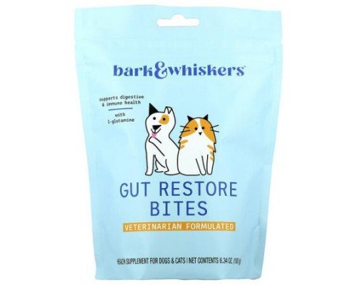 Dr. Mercola, Bark & Whiskers™, Gut Restore Bites, For Dogs & Cats, 6.34 oz (180 g)
