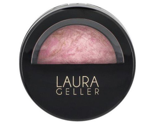 Laura Geller, Baked Blush-N-Brighten, Marbleized Blush, Pink Buttercream, 0.16 oz (4.5 g)