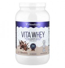 Vitauthority, Active, Vita Whey Protein Powder, Chocolate, 2.18 lb (990 g)