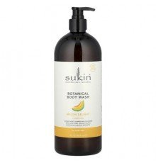 Sukin, Botanical Body Wash, All Skin Types, Melon Delight, 33.82 fl oz (1 l)