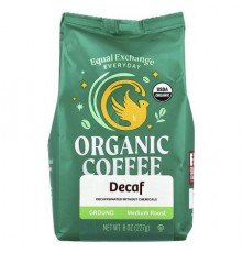 Equal Exchange, Organic Coffee, Ground, Medium Roast, Decaf , 8 oz (227 g)