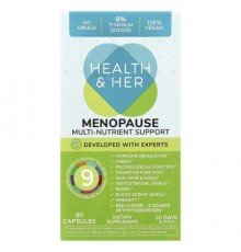 Health and Her, Menopause, Multi-Nutrient Suppport, 60 Capsules