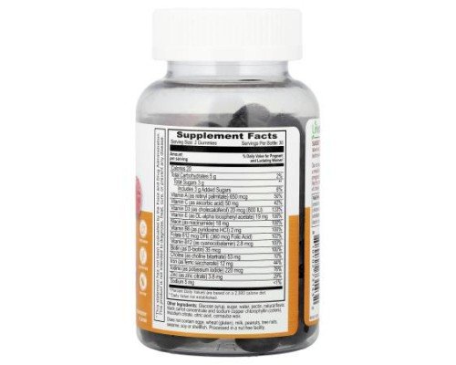 Lifeable, Postnatal Multivitamin Gummies, Raspberry, 60 Gummies
