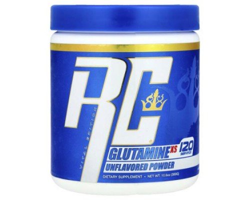 Ronnie Coleman, Vital Edition, Glutamine XS™ Powder, Unflavored, 10.6 oz (300 g)