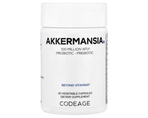 Codeage, Akkermansia, 30 Vegetable Capsules