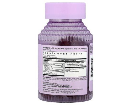Lemme, No2, Fiber & Probiotic Gummies, Strawberry , 60 Gummies