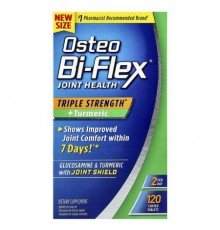 Osteo Bi-Flex, Joint Health + Turmeric, Triple Strength, 120 Coated Tablets