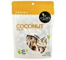 Elan, Organic Coconut Smiles , 4.4 oz (125 g)