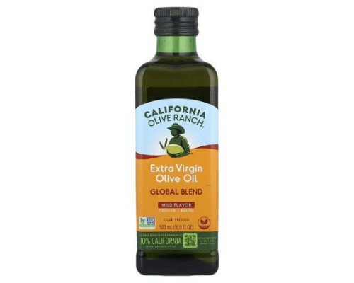 California Olive Ranch, Extra Virgin Olive Oil, Global Blend, Mild, 16.9 fl oz (500 ml)