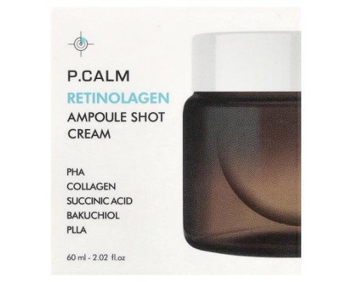 P.CALM, Retinolagen Ampoule Shot Cream , 2.02 fl oz (60 ml)