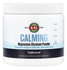 KAL, Calming Magnesium Glycinate Powder, Unflavored, 9.84 oz (279 g)