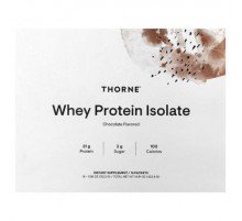 Thorne, Whey Protein Isolate, Chocolate, 14 Packets, 1.06 oz (30.2 g) Each