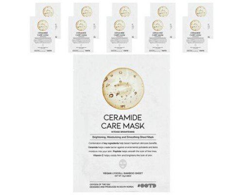 OOTD, Ceramide Care Beauty Mask, 10 Sheets, 0.88 oz (25 g) Each
