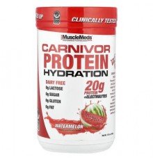 MuscleMeds, Carnivor Protein Hydration, Watermelon, 17.5 oz (496 g)