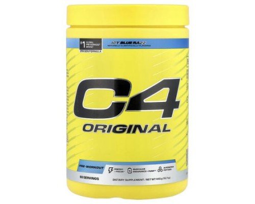 C4 / Cellucor, C4® Original, Pre-Workout, Icy Blue Razz, 15.7 oz (445 g)
