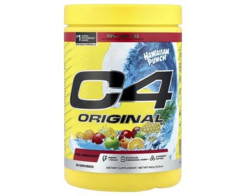 C4 / Cellucor, C4® Original, Pre-Workout, Hawaiian Punch® Fruit Juicy Red™, 15.9 oz (450 g)