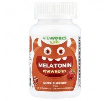 VitaWorks, Kids, Melatonin, Berry, 120 Chewables