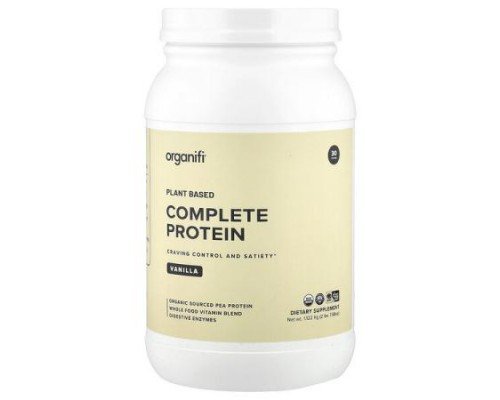Organifi, Plant Based Complete Protein, Vanilla, 2 lbs 7.58 oz (1.122 kg)