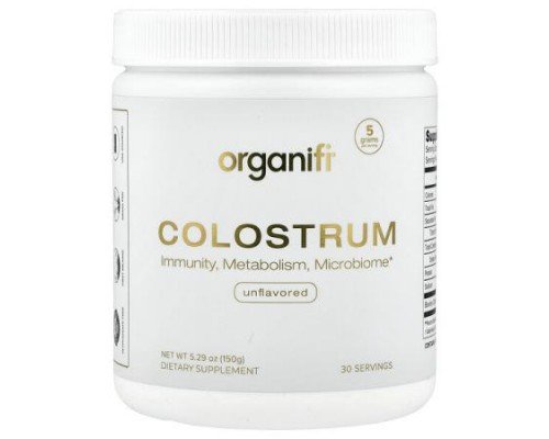 Organifi, Colostrum, Unflavored, 5.29 oz (150 g)