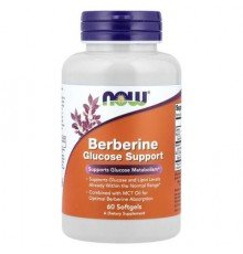 NOW Foods, Berberine Glucose Support, 60 Softgels