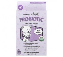 Legendairy Milk, Probiotic Organic Drops, 0+ Months, 0.34 fl oz (10 ml)