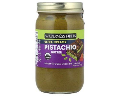 Wilderness Poets, Pistachio Butter, Ultra Creamy, 16 oz (453 g)