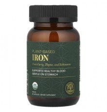 Global Healing, Plant-Based Iron, 60 Capsules