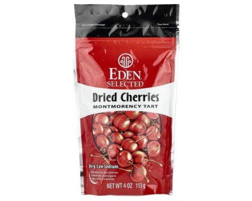 Eden Foods, Selected, Dried Cherries Montmorency Tart, 4 oz (113 g)