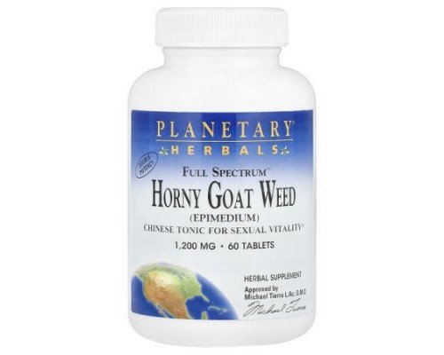Planetary Herbals, Full Spectrum™ Horny Goat Weed, 60 Tablets