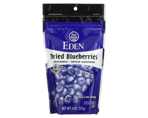 Eden Foods, Organic, Dried Blueberries, 4 oz (113 g)