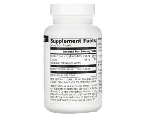 Source Naturals, Ascorbyl Palmitate, 90 Capsules