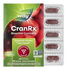 Nature's Way, CranRx®, Bioactive Cranberry, 500 mg, 30 Capsules