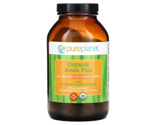 Pure Planet, Organic Amla Plus, 500 mg, 500 Tablets