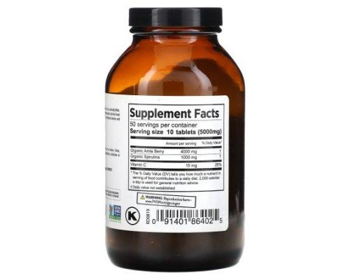 Pure Planet, Organic Amla Plus, 500 mg, 500 Tablets