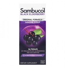 Sambucol, Black Elderberry Immune Syrup, Original Formula, 16,720 mg, 7.8 fl oz (230 ml)