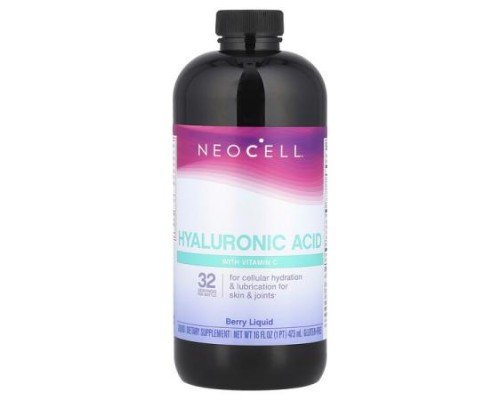 NeoCell, Hyaluronic Acid With Vitamin C, Berry, 16 fl oz (473 ml)
