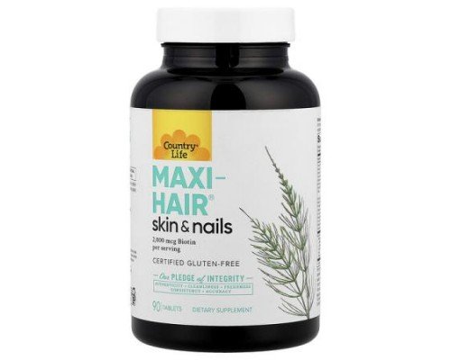 Country Life, Maxi-Hair®, Skin & Nails, 90 Tablets