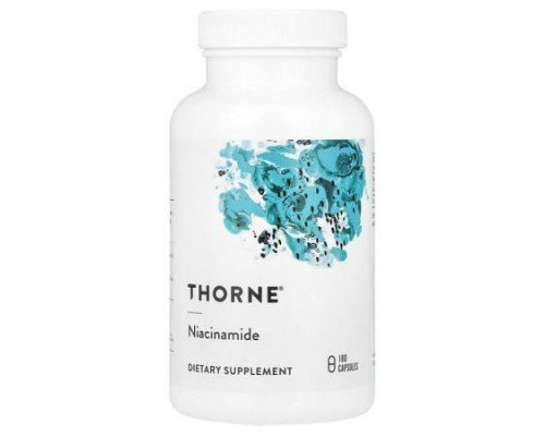 Thorne, Niacinamide, 180 Capsules (500 mg per Capsule)