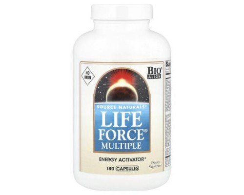 Source Naturals, Life Force® Multiple, No Iron, 180 Capsules
