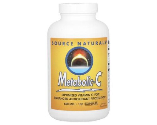 Source Naturals, Metabolic C, 180 Capsules