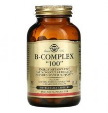 Solgar, B-Complex \"100\", 100 Vegetable Capsules