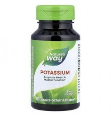 Nature's Way, Potassium, 85 mg, 100 Capsules