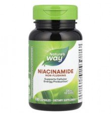 Nature's Way, Niacinamide, Non-Flushing, 500 mg, 100 Capsules