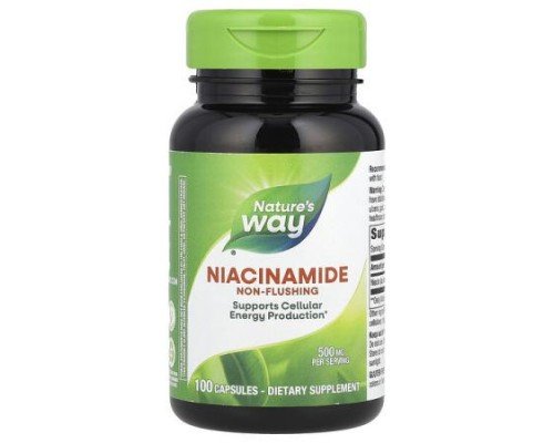 Nature's Way, Niacinamide, Non-Flushing, 500 mg, 100 Capsules