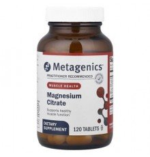 Metagenics, Magnesium Citrate, 120 Tablets