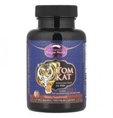 Dragon Herbs, Tom Kat™, Potent Jing Tonic For Men, 100 Capsules