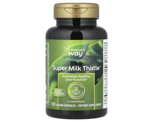 Nature's Way, Super Milk Thistle®, 120 Vegan Capsules