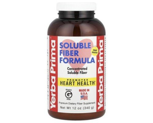 Yerba Prima, Soluble Fiber Formula, 12 oz (340 g)