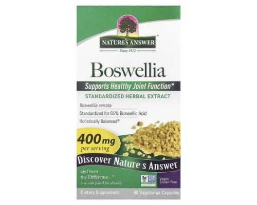 Nature's Answer, Boswellia, 400 mg, 90 Vegetarian Capsules